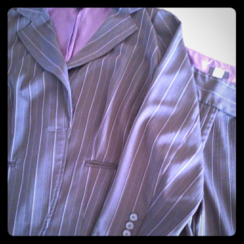 Pinstripe Suit